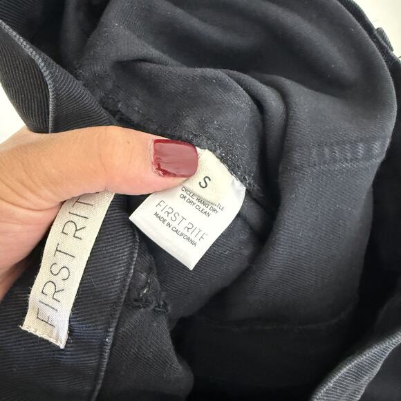 First Rite Wide Leg Trouser High Rise Jeans Black - S - Picture 6 of 9